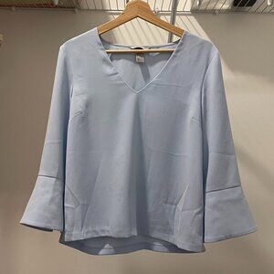 H&M - Blouse - Baby Blue in Size 4